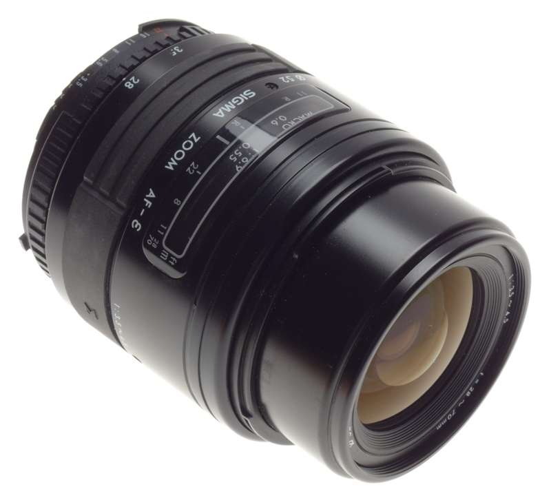 SIGMA bayonet mount 35mm vintage camera film lens Zoom E 28-70mm 1:3.5-4.5 clean optics - Sigma