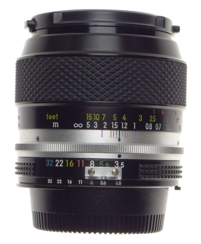 NIKON AI Micro-Nikkor-P Auto:1.3.5 f=55mm SLR MINT vintage 35mm film camera lens Manual 3.5/55 - Nik