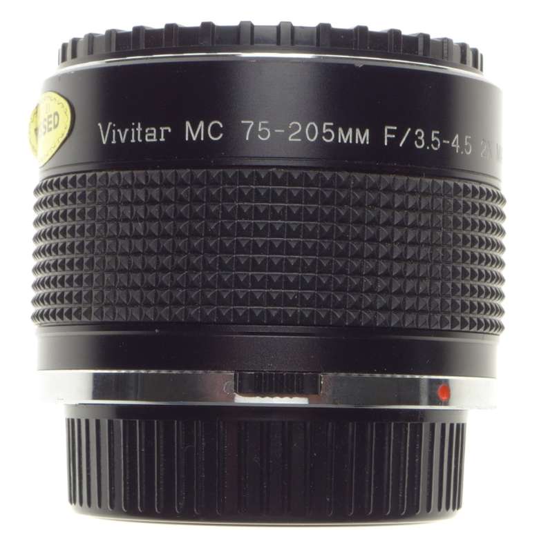 OLYMPUS O/M mount VIVITAR MC 75-205mm f3.5-4.5 2x matched multiplier doubler excellent caps