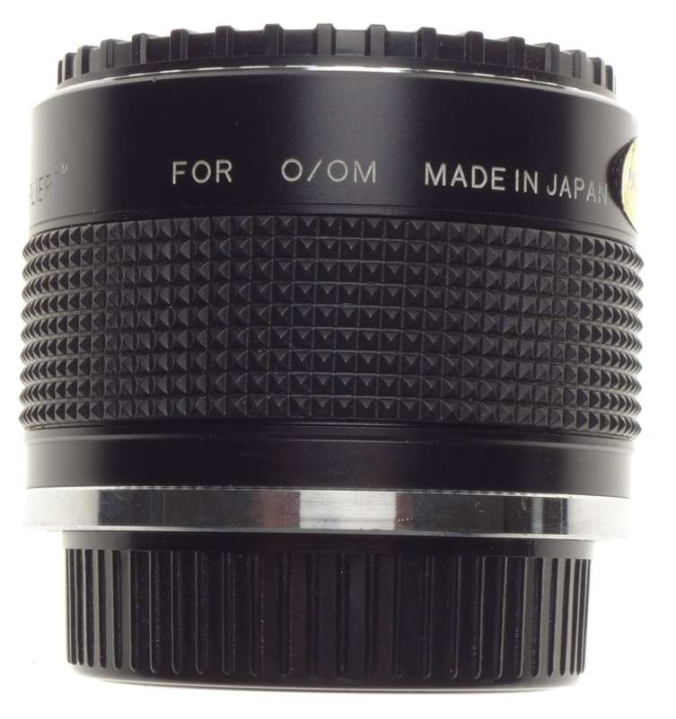 OLYMPUS O/M mount VIVITAR MC 75-205mm f3.5-4.5 2x matched multiplier doubler excellent caps