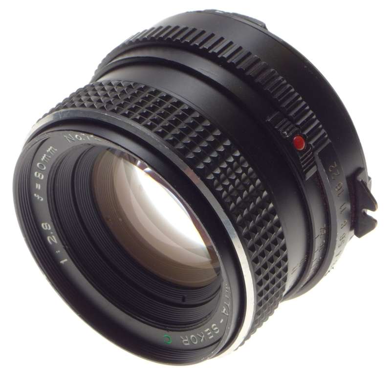 MAMIYA-Sekor C 1:2.8 f=80mm Prime medium format 120 roll film vintage camera lens 2.8/80mm - Mamiya