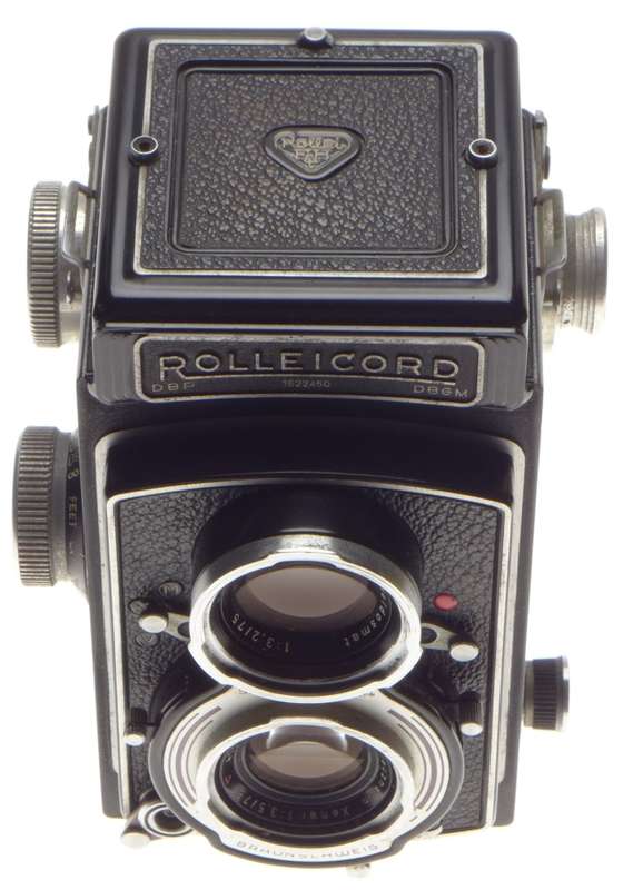 Rolleicord TLR 120 roll film medium format Rolleiflex type camera Xenar 3.5 f=75mm Schneider lens