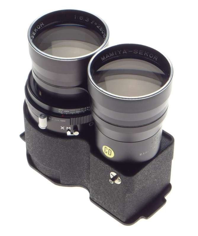 MAMIYA-Sekor 1:6.3 f=250mm Tele lens C220 C330 medium format lens case cap mask