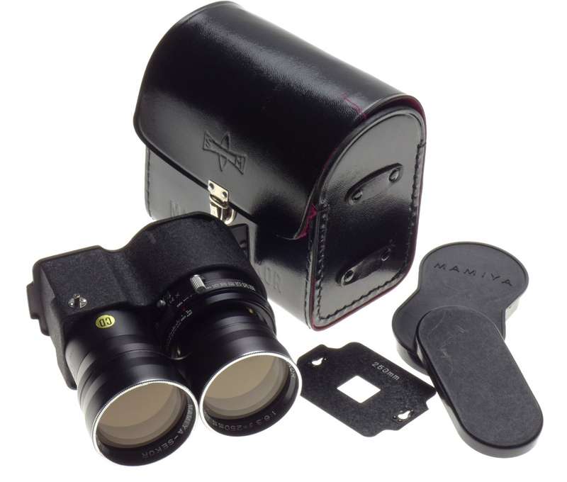 MAMIYA-Sekor 1:6.3 f=250mm Tele lens C220 C330 medium format lens case cap mask