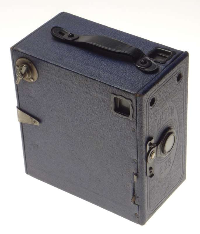 ENSIGN E29 Blue box camera rare old school vintage classic 120 roll film type
