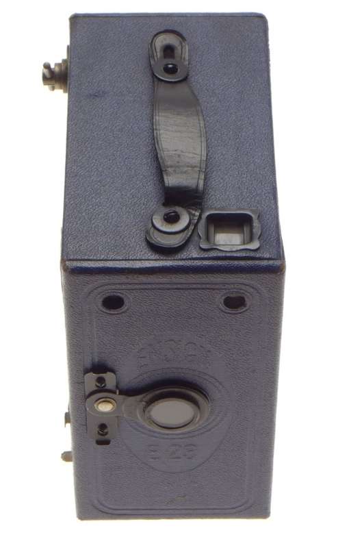 ENSIGN E29 Blue box camera rare old school vintage classic 120 roll film type
