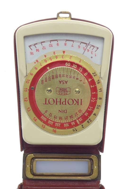 Zeiss Ikon IKOPHOT camera external light exposure meter cased vintage