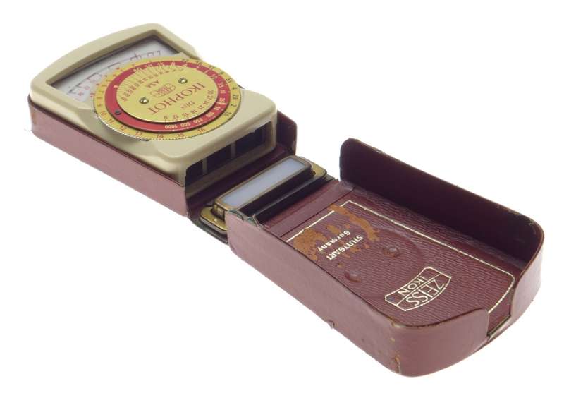 Zeiss Ikon IKOPHOT camera external light exposure meter cased vintage
