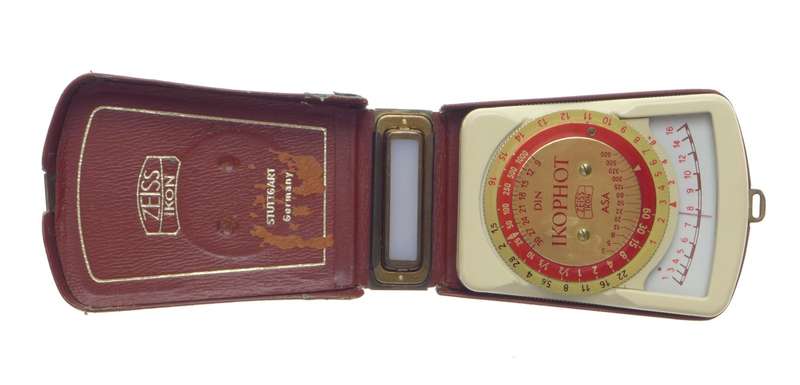 Zeiss Ikon IKOPHOT camera external light exposure meter cased vintage