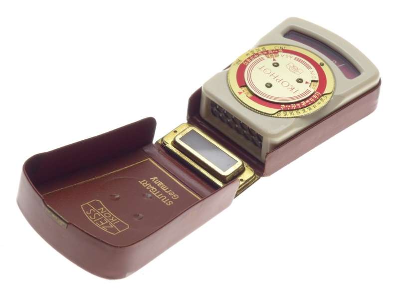 IKOPHOT Zeiss Ikon camera external light exposure meter cased vintage old school hand held
