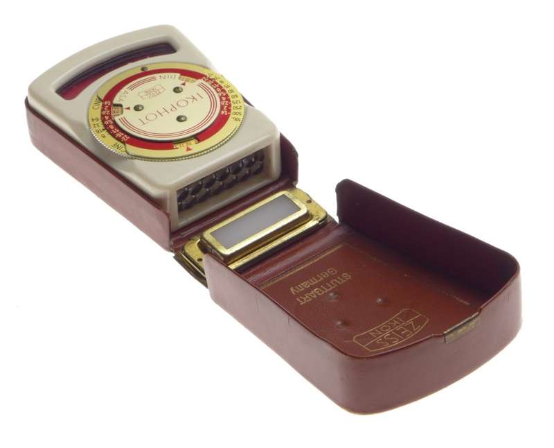 IKOPHOT Zeiss Ikon camera external light exposure meter cased vintage old school hand held