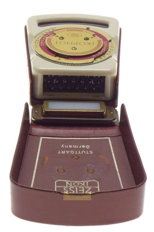 Zeiss Ikon IKOPHOT camera external light exposure meter cased vintage hand held used