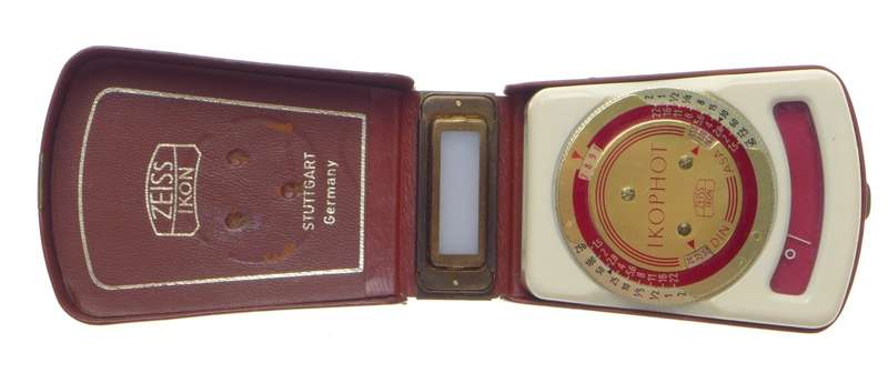 Zeiss Ikon IKOPHOT camera external light exposure meter cased vintage hand held used