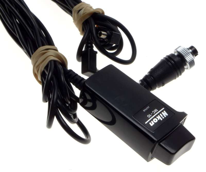 Nikon MC-10 electronic shutter release cable vintage SLR film camera F