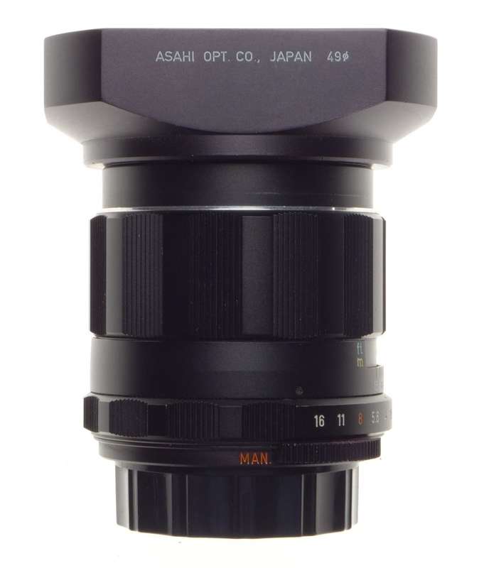 ASAHI Pentax Super-Takumar 1:2/35 Wide Angle screw mount SLR film camera lens hood - Pentax