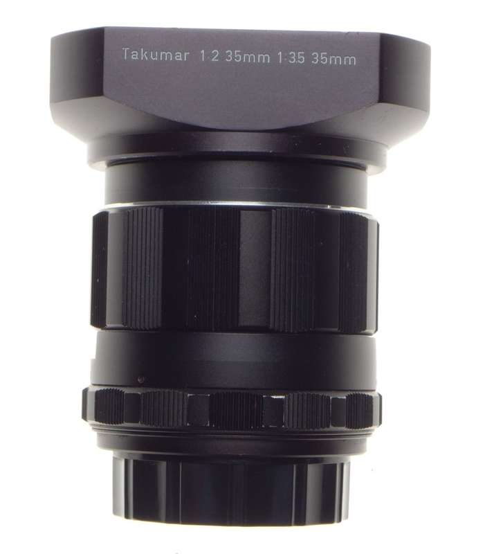 ASAHI Pentax Super-Takumar 1:2/35 Wide Angle screw mount SLR film camera lens hood - Pentax