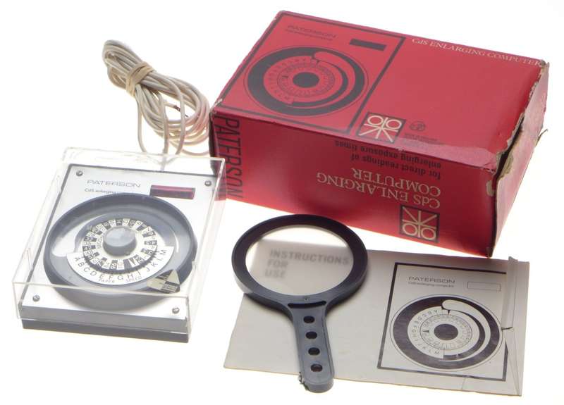 PATERSON CDS Enlarging computer boxed manual excellent dark room accessory