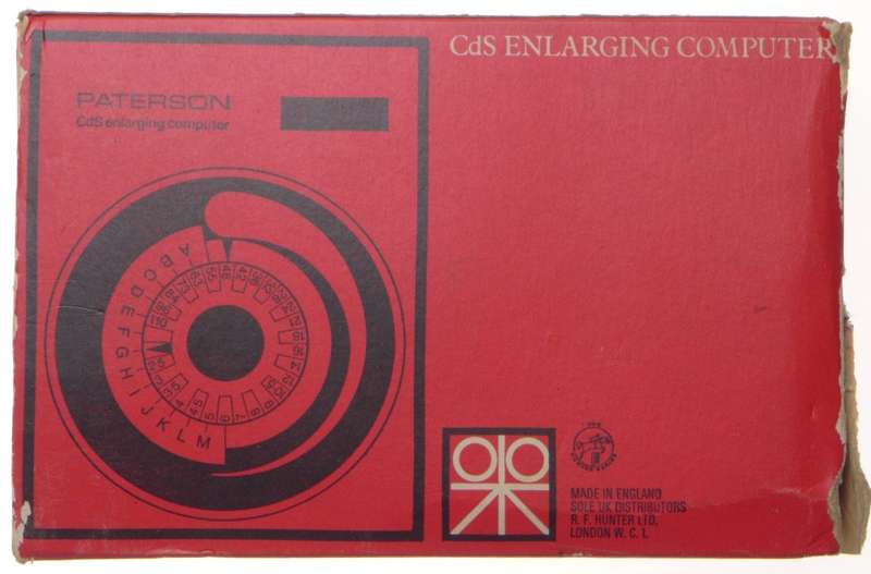 PATERSON CDS Enlarging computer boxed manual excellent dark room accessory