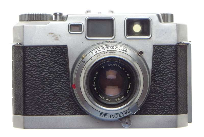 AIRES 35-IIA Rangefinder camera Q Copal shutter 2.8 f=5cm Not working