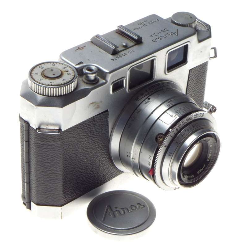 AIRES 35-IIA Rangefinder camera Q Copal shutter 2.8 f=5cm Not working