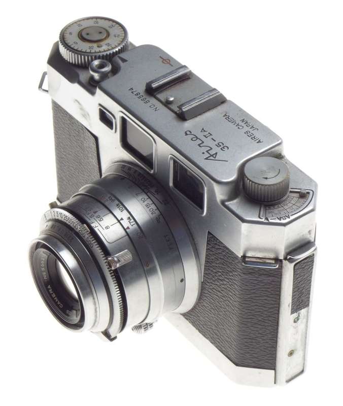 AIRES 35-IIA Rangefinder camera Q Copal shutter 2.8 f=5cm Not working
