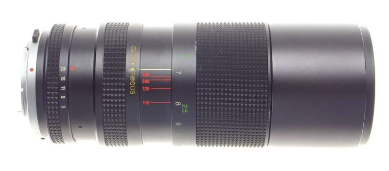 VIVITAR 100-300mm 1:5 Vintage SLR camera zoom lens with Olympus OM mount - Vivitar