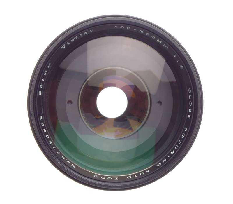 VIVITAR 100-300mm 1:5 Vintage SLR camera zoom lens with Olympus OM mount - Vivitar