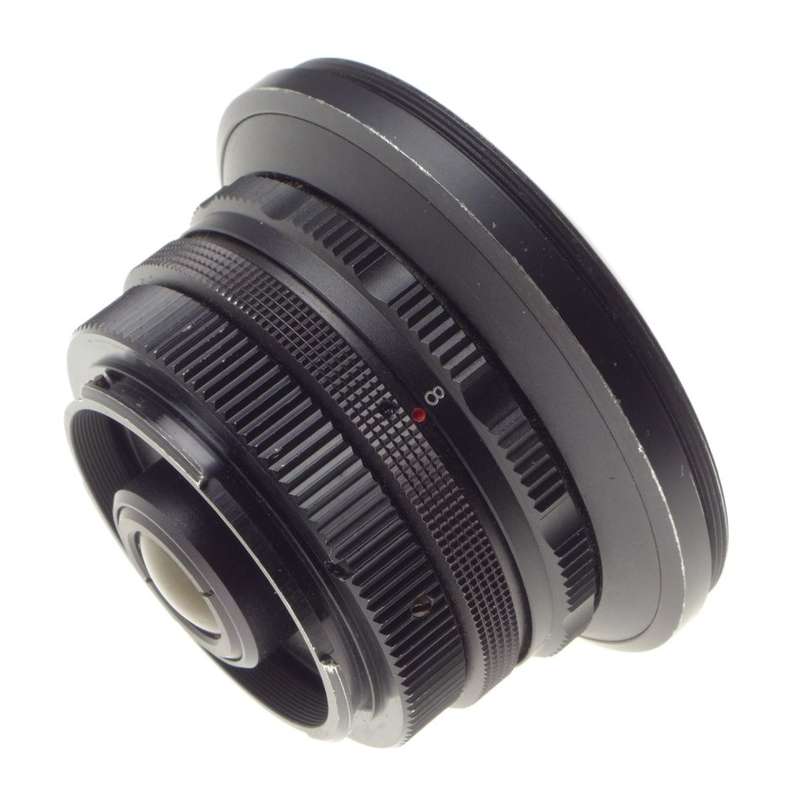 SPIRATONE Fish-eye 1:8 f=12mm Ultra-wide angle lens 8/12mm caps and case