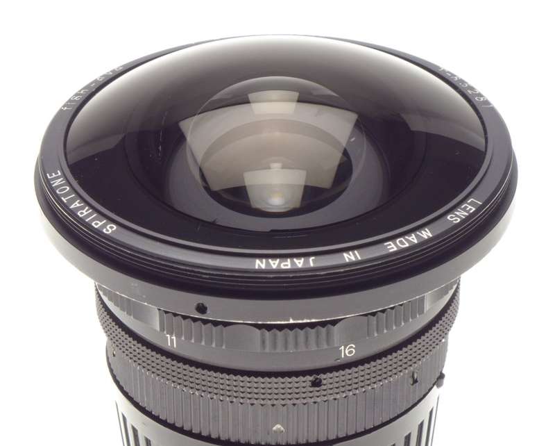 SPIRATONE Fish-eye 1:8 f=12mm Ultra-wide angle lens 8/12mm caps and case