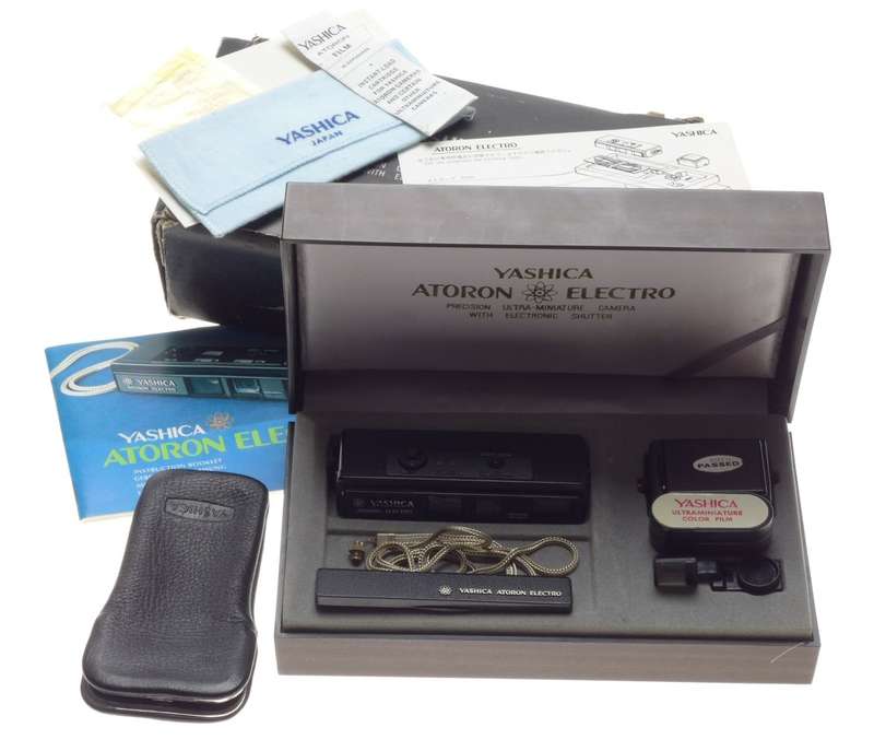 YASHICA Atoron Electro sub miniature spy camera kit with accessories boxed - Yashica