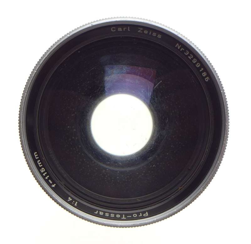 ZEISS Pro-Tessar 1:4 f=115mm coated Contarex camera lens vintage lens needs cleaning - Zeiss