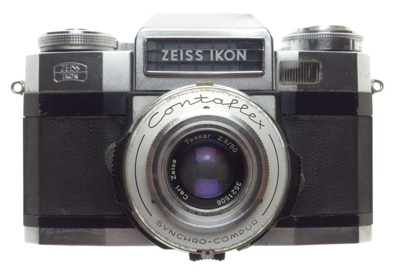 Zeiss Ikon CONTAFELX SLR vintage 35mm film camera Tessar 2.8/50mm lens