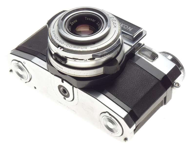 Zeiss Ikon CONTAFELX SLR vintage 35mm film camera Tessar 2.8/50mm lens