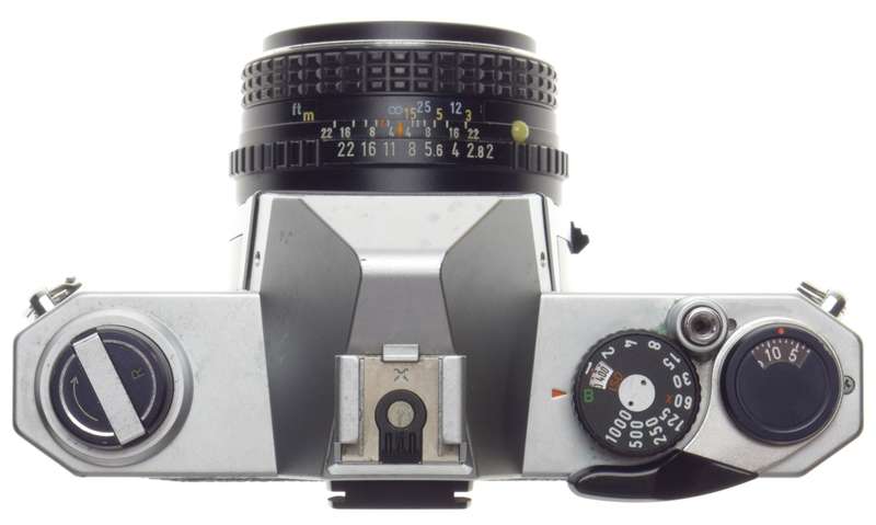 PENTAX K1000 SLR analogue vintage classic 35mm film camera SMC Pentax-M 1:2 f=50mm lens case - Penta
