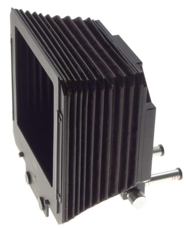 Mamiya Bellows Compendium Lens hood / shade attachment device for medium format film camera - Mamiya