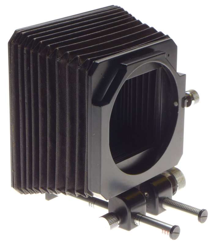 Mamiya Bellows Compendium Lens hood / shade attachment device for medium format film camera - Mamiya