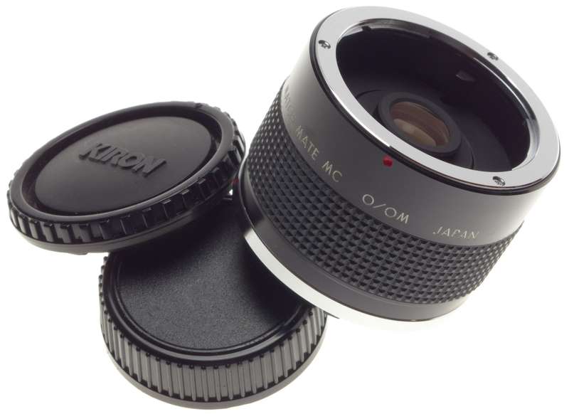 KIRON MC Match Mate Teleconverter for Olympus O/M cameras lenses doubler caps excellent glass