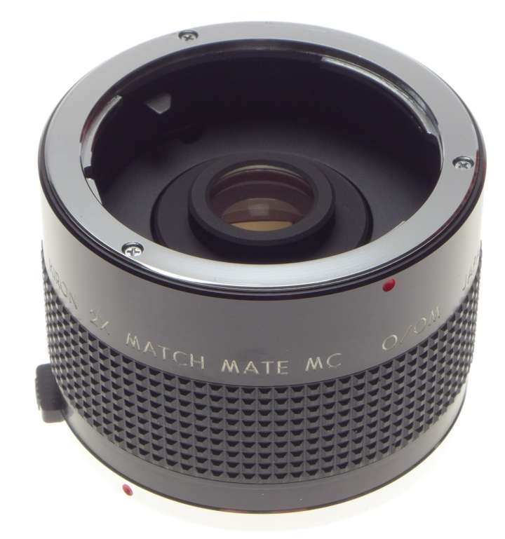 KIRON MC Match Mate Teleconverter for Olympus O/M cameras lenses doubler caps excellent glass