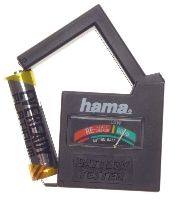 HAMA new old stock battery tester sealed in box 46542