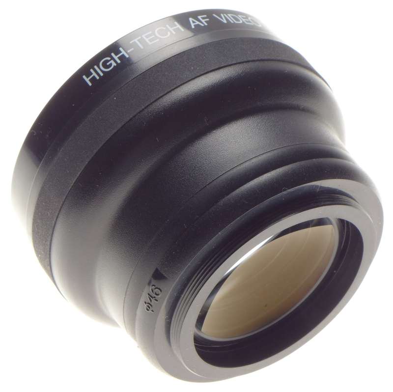 Hi Tech AF video Telephoto Converter 2x 49mm screw MPL caps clean