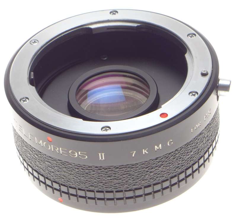 KOMURA lens TELMORES 95 II 7K M.G for P.K converter cased caps excellent