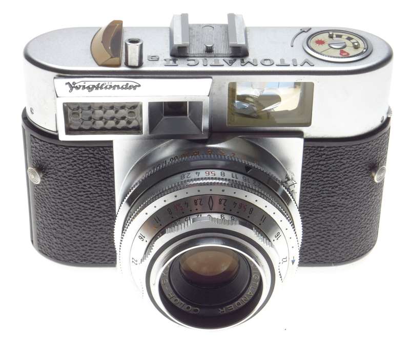 Voigtlander Vitomatic IIa 35mm film camera PRONTOR SLK Shutter Color Skopar 1:2.8 f=50mm - Voigtland