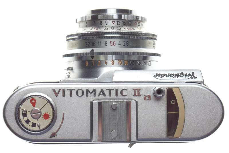 Voigtlander Vitomatic IIa 35mm film camera PRONTOR SLK Shutter Color Skopar 1:2.8 f=50mm - Voigtland