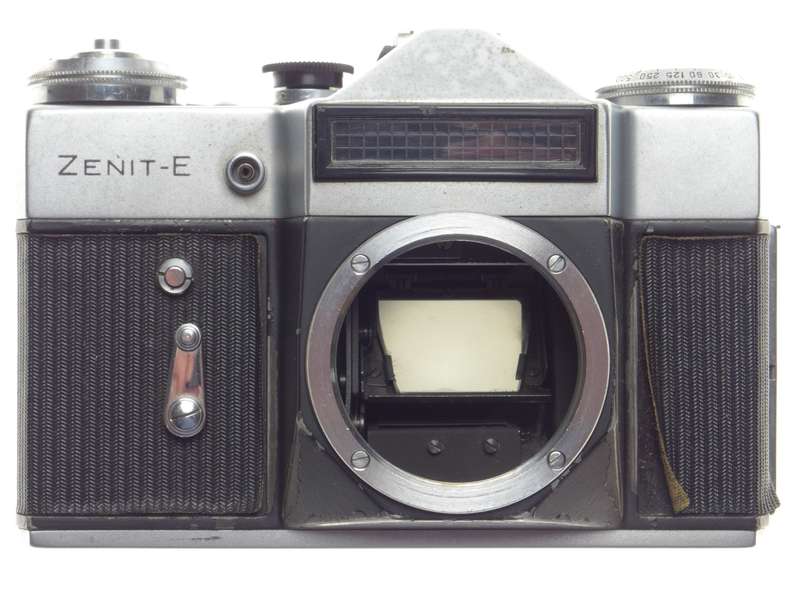 Zenith-E 35mm vintage Russian SLR camera body only well used condition