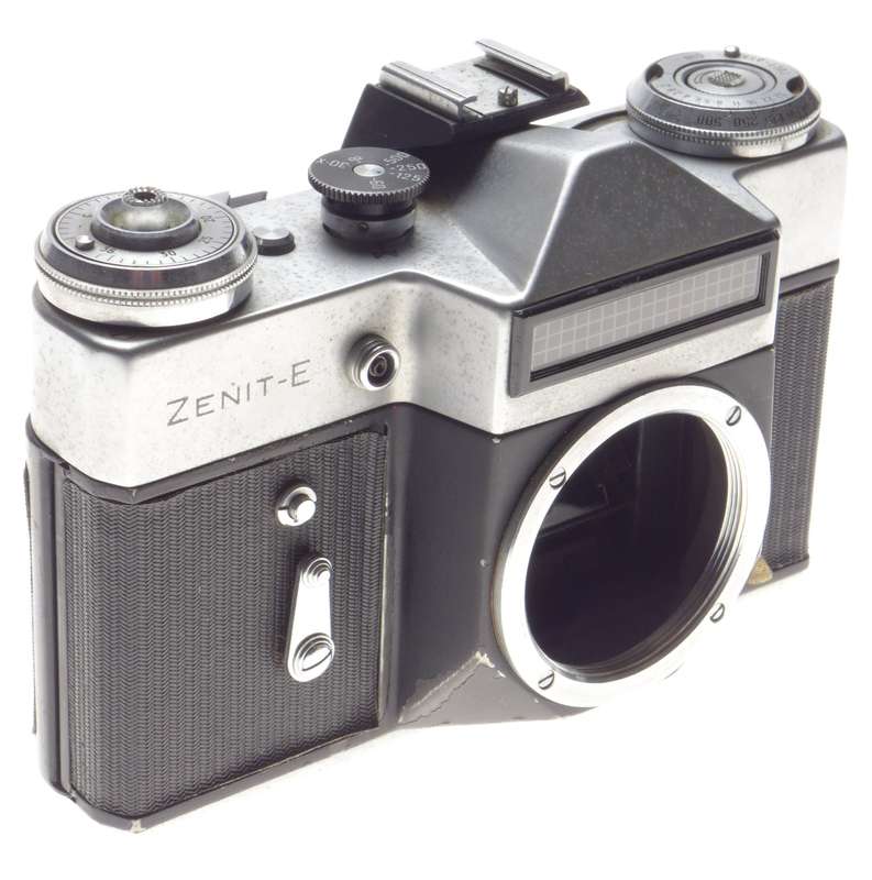 Zenith-E 35mm vintage Russian SLR camera body only well used condition