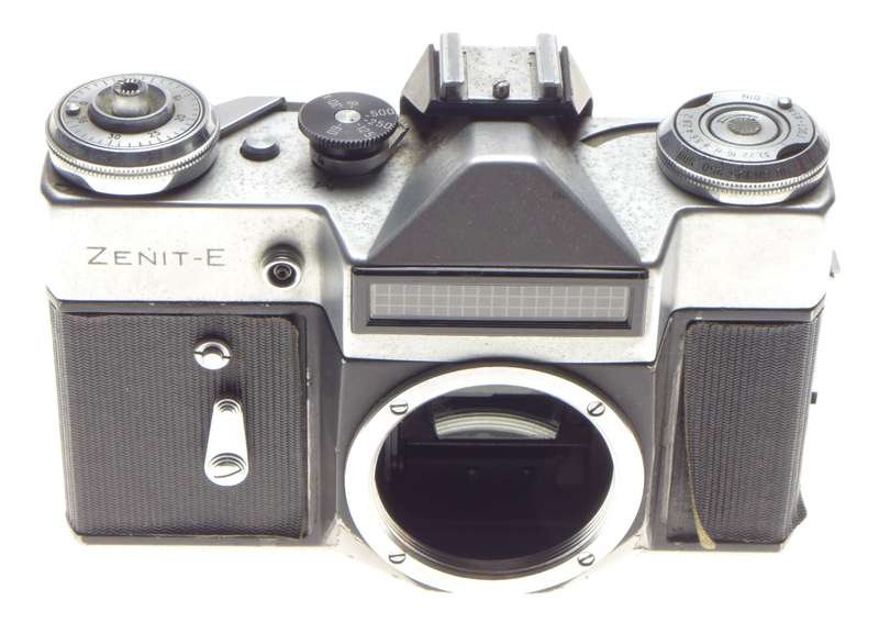 Zenith-E 35mm vintage Russian SLR camera body only well used condition