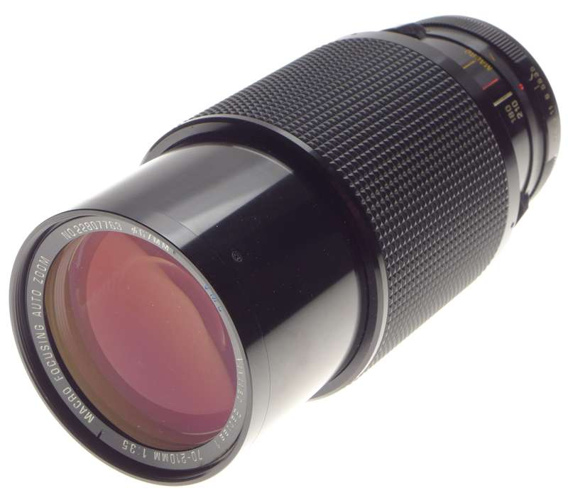 VIVITAR Series 1 VMC 70-210mm 1:3.5 Macro focusing auto Zoom Filter caps case manual MINT