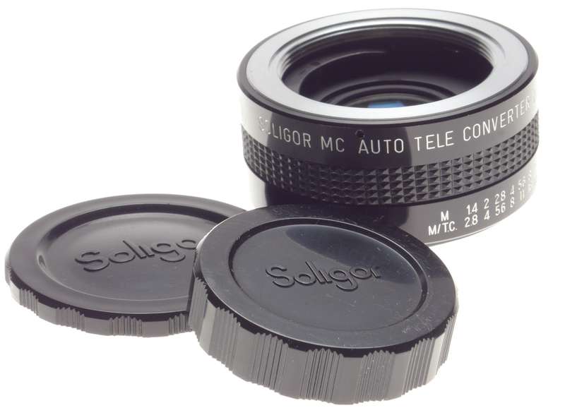 SOLIGOR MC Auto Tele Converter 2x to fit PENTAX ES vintage 35mm film camera