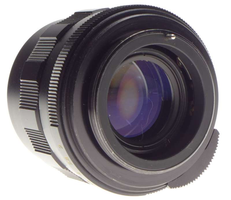 PENTAX Asahi opt. Super-Takumar 1:2/55mm coated screw mount 35mm film camera lens used caps - Pentax