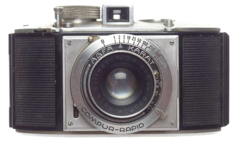 Agfa Karat classic vintage film camera AGFA Solinar 3.5 f=5cm lens COMPUR shutter - Agfa